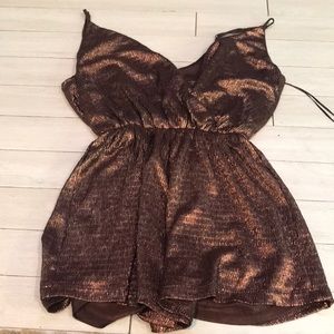 Lush Rose Gold Romper